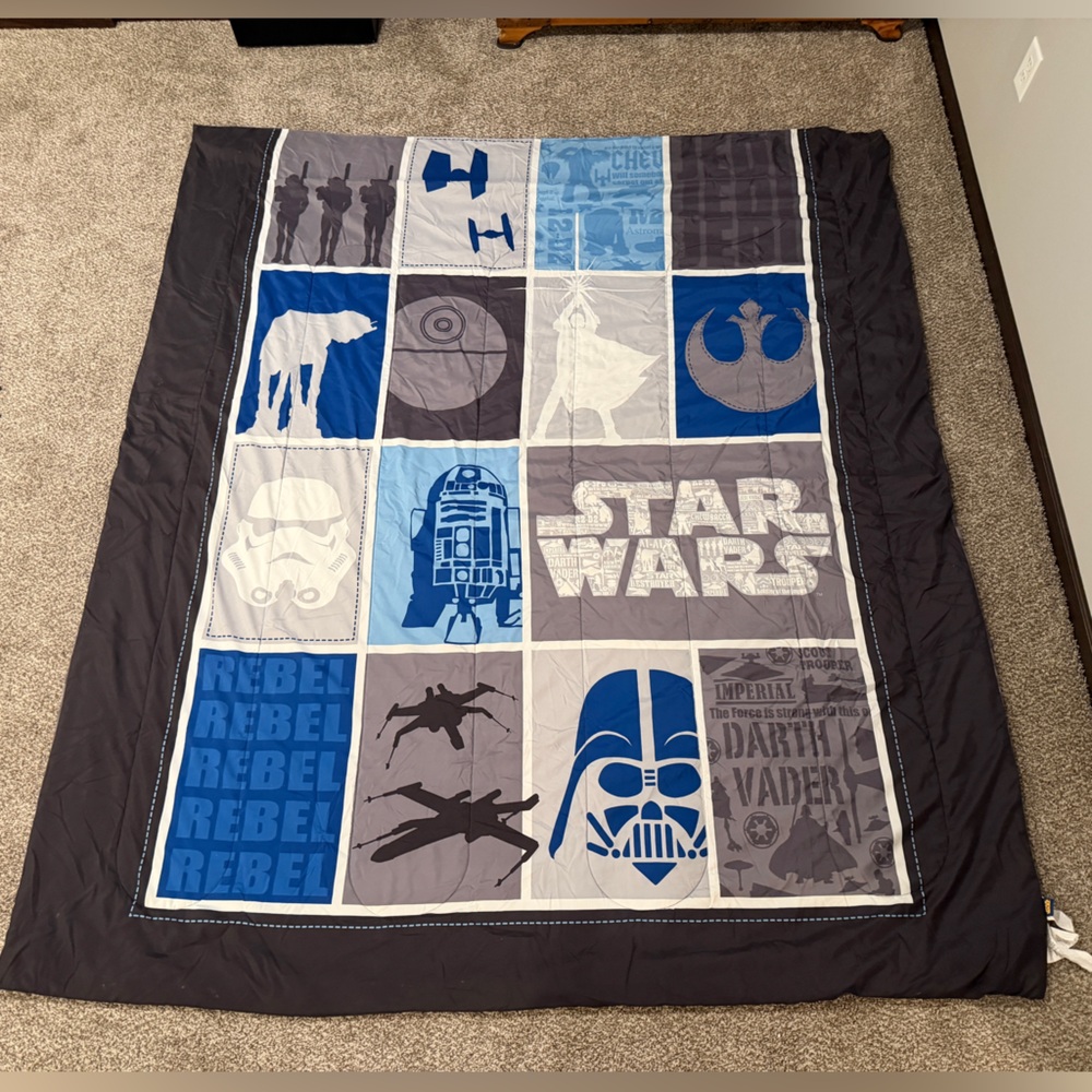 Star Wars Themed Quilt and Sheets